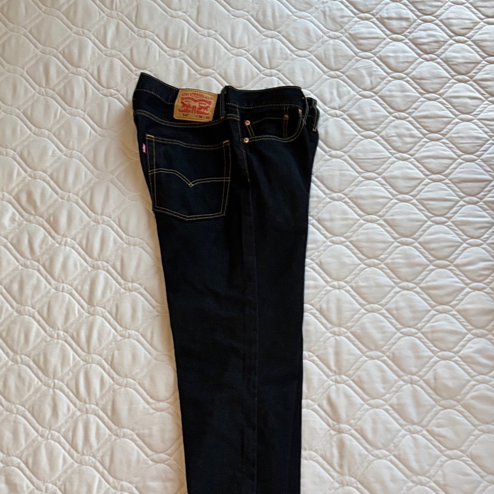 Levi's Straight-Leg Denim with Contrast Stitching